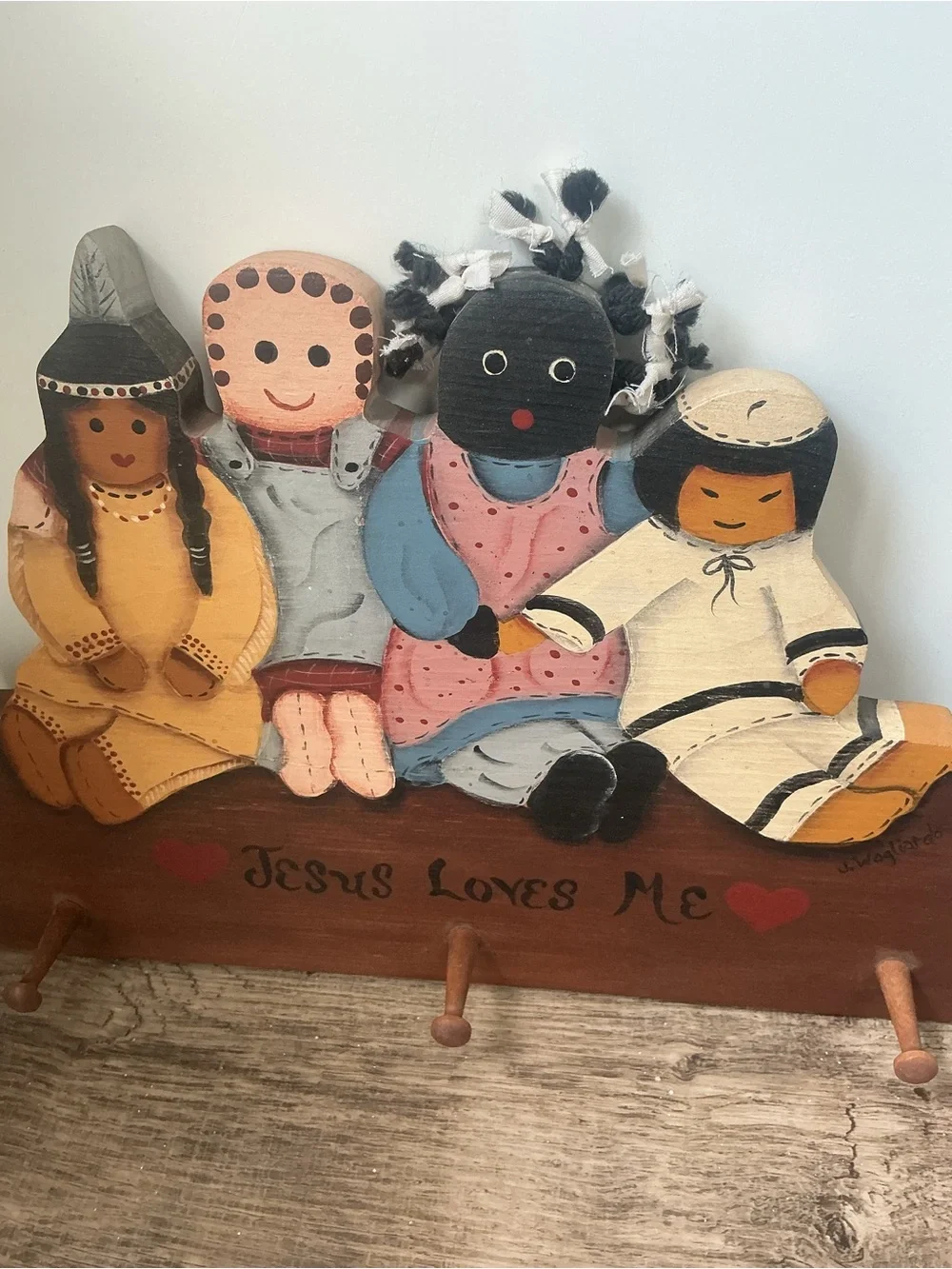 Handmade decorative wooden